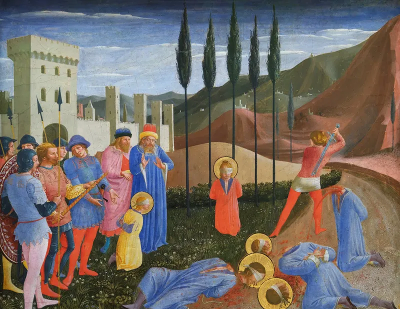 The Martyrdom of Saints Cosmas and Damian by Fra Angelico