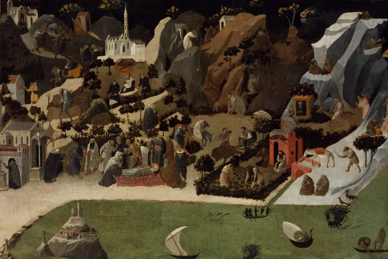 Scenes from the Lives of the Early Fathers — Fra Angelico (Italian, c. 1395–1455)