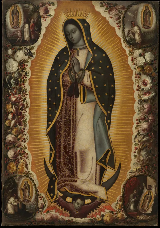Virgin of Guadalupe by Antonio de Arellano and Manuel de Arellano, 1691, Los Angeles County Museum of Art
