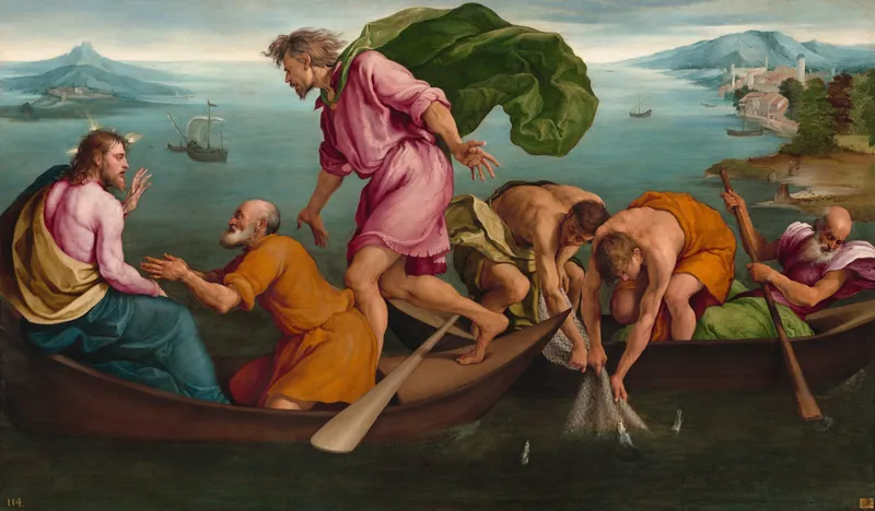 The Miraculous Draught of Fishes by Jacopo Bassano