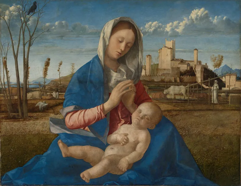 Madonna of the Meadow — Giovanni Bellini (Italian, c. 1430–1516)