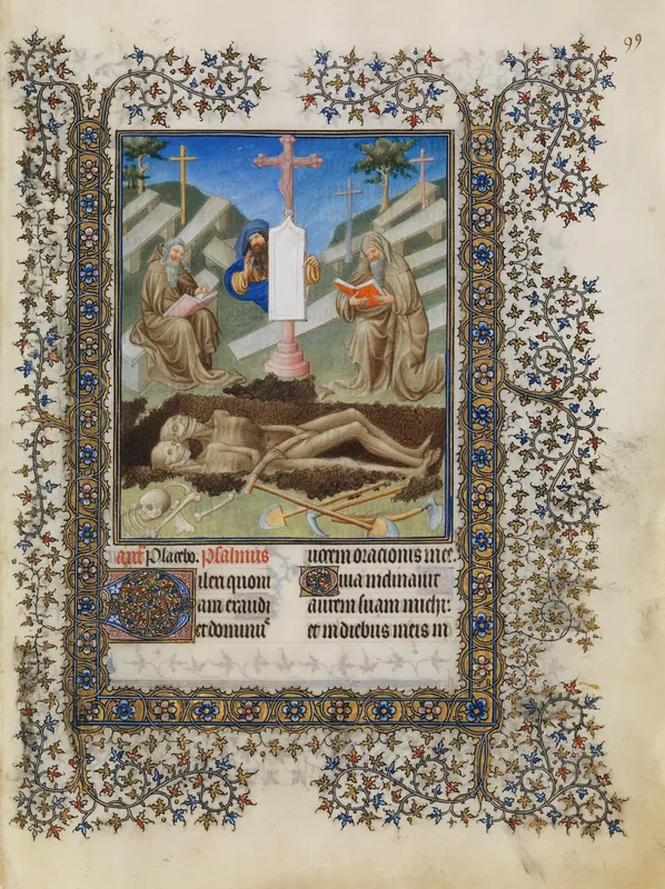 A Cemetery by The Limbourg Brothers