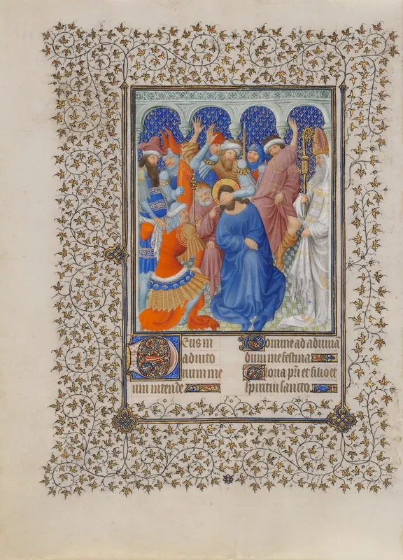 The Mocking of Christ by The Limbourg Brothers