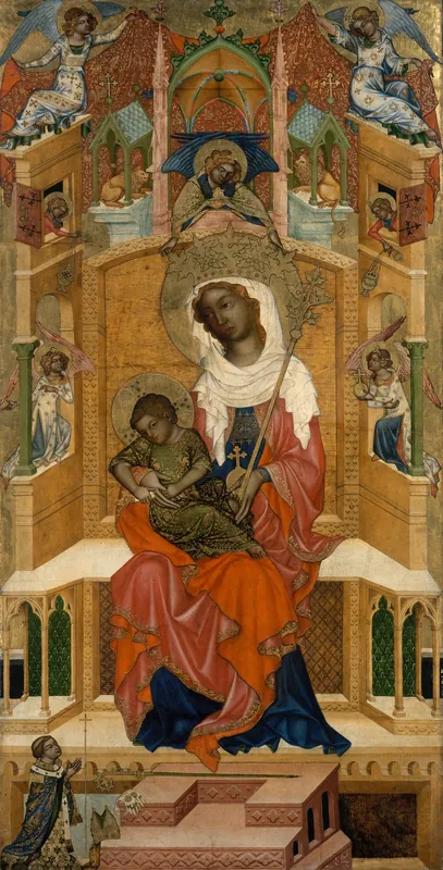 The Glatz Madonna by Bohemian Master