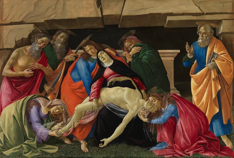 The Lamentation of Christ by Sandro Botticelli