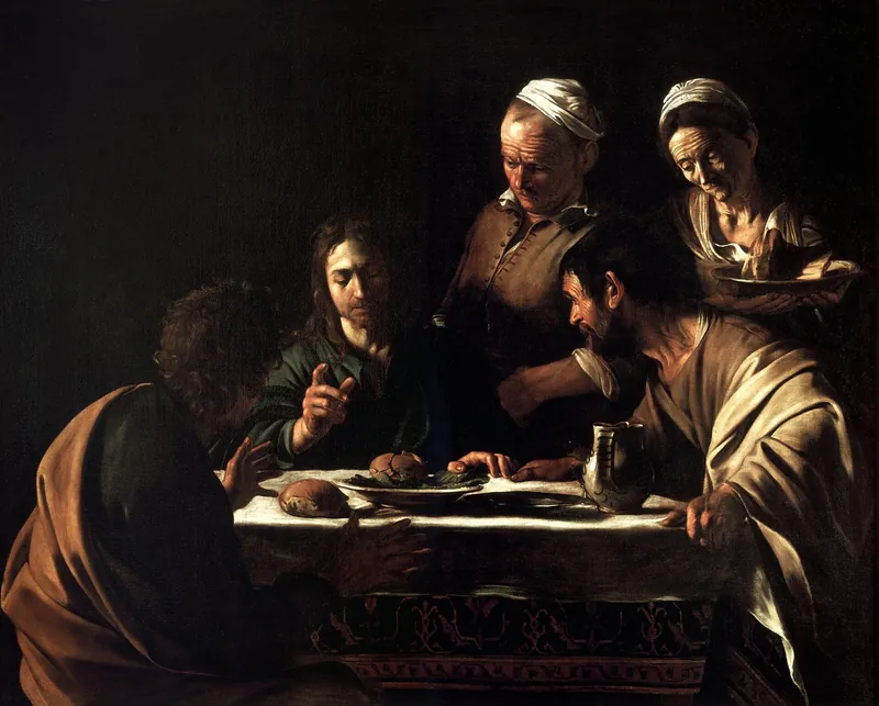 Supper at Emmaus (Brera) by Caravaggio