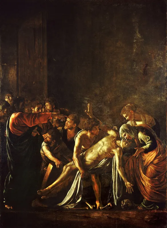 The Raising of Lazarus by Caravaggio