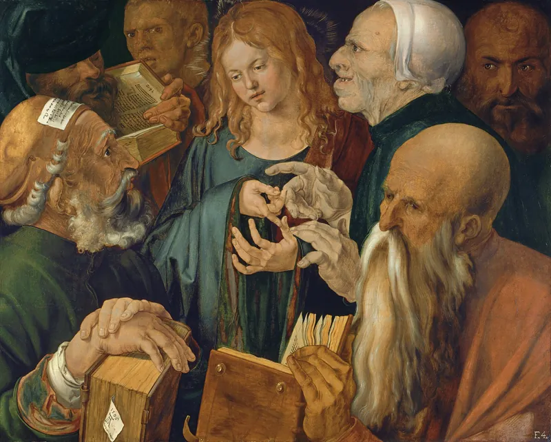 Jesus among the Doctors by Albrecht Dürer