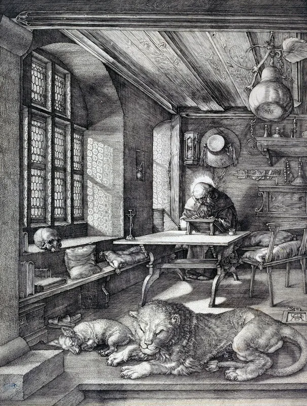 Saint Jerome in His Study by Albrecht Dürer
