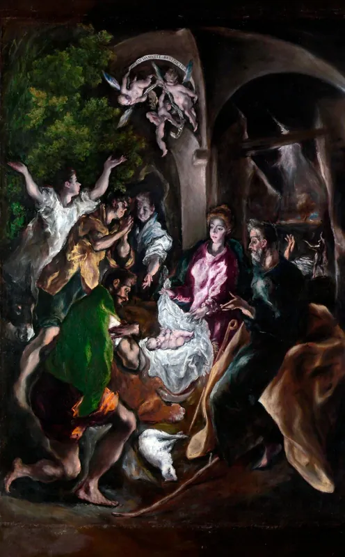 The Adoration of the Shepherds by El Greco
