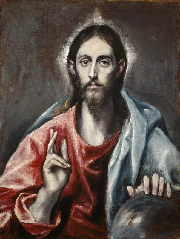 Christ Blessing ('The Saviour of the World') by El Greco