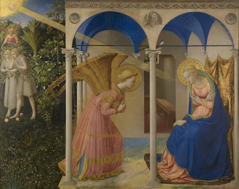 The Annunciation — Fra Angelico (Italian, c. 1395–1455)