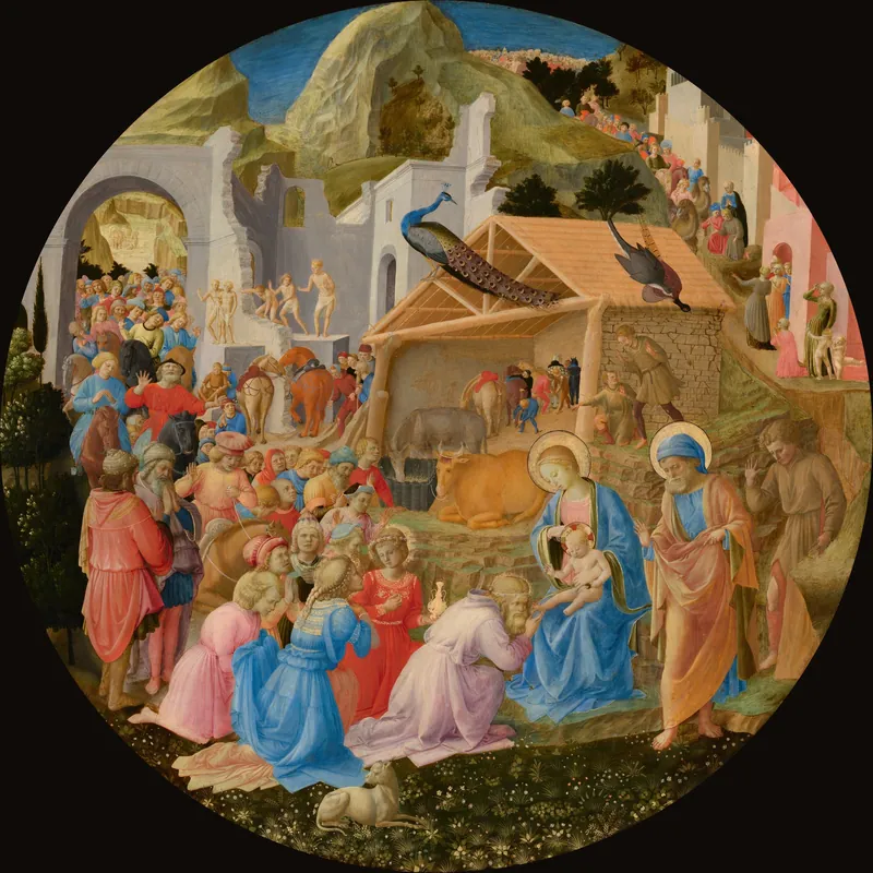 The Adoration of the Magi by Fra Angelico and Fra Filippo Lippi