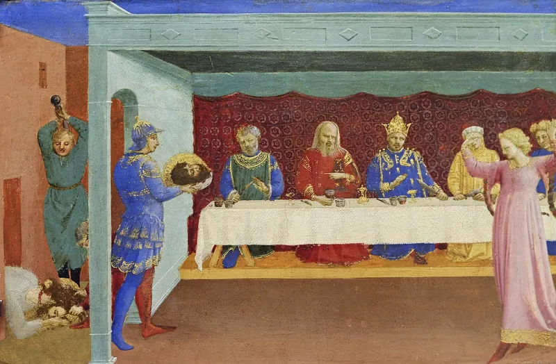 The Beheading of Saint John the Baptist and the Feast of Herod by Fra Angelico