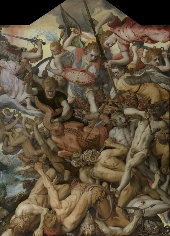 The Fall of the Rebel Angels by Frans Floris