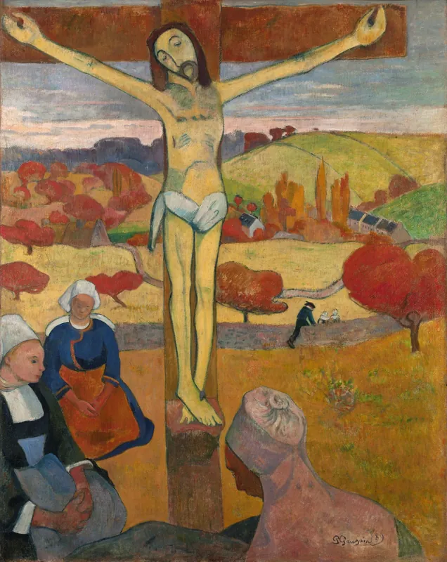 The Yellow Christ by Paul Gauguin