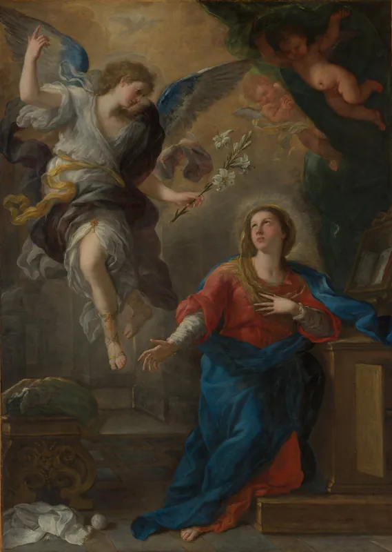 The Annunciation by Luca Giordano