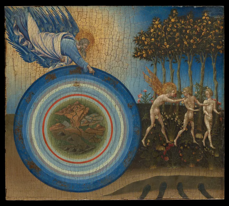 The Creation of the World and the Expulsion from Paradise by Giovanni di Paolo (Giovanni di Paolo di Grazia)