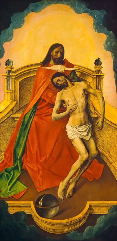 The Trinity Altarpiece: The Holy Trinity by Hugo van der Goes