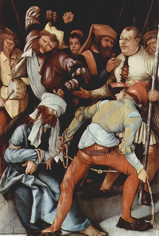 The Mocking of Christ (Verspottung Christi) by Matthias Grünewald
