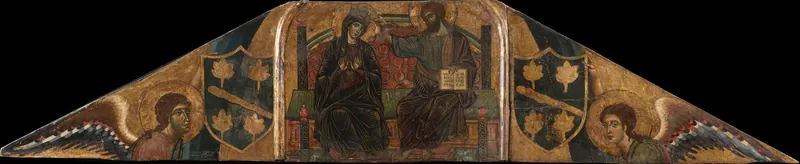 The Coronation of the Virgin by Guido da Siena