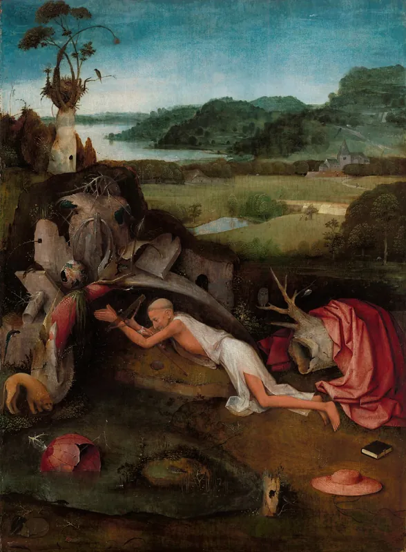 St Jerome at Prayer — Hieronymus Bosch (Netherlandish, c. 1450–1516)