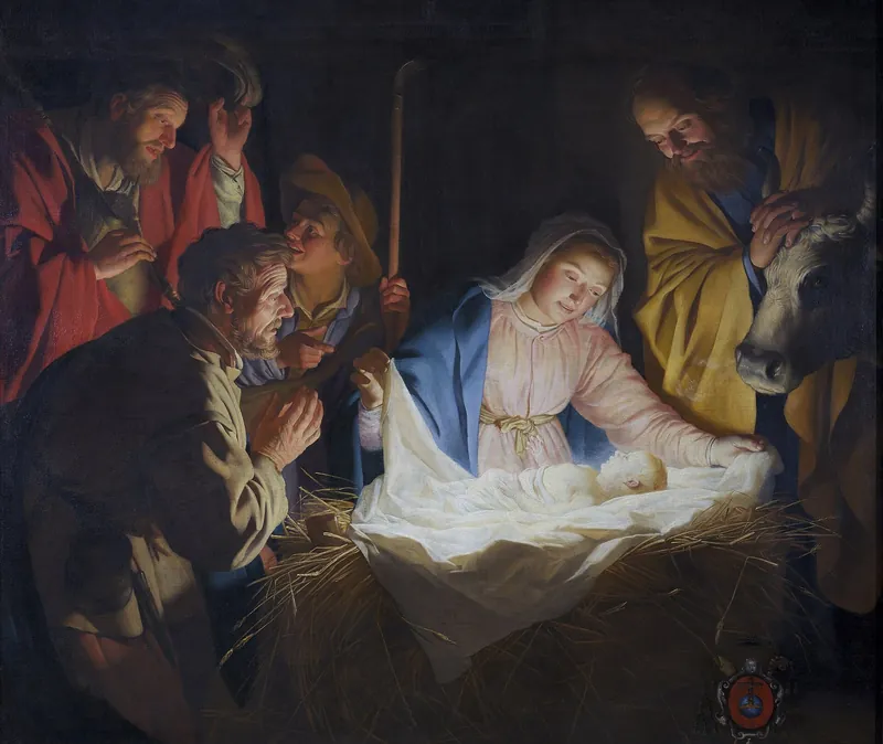 The Adoration of the Shepherds by Gerard van Honthorst
