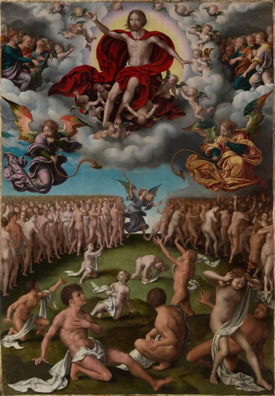 The Last Judgment by Joos van Cleve