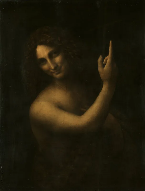 St John the Baptist by Leonardo da Vinci