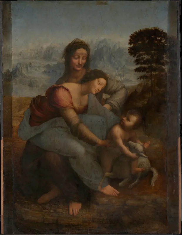 The Virgin and Child with Saint Anne by Leonardo da Vinci