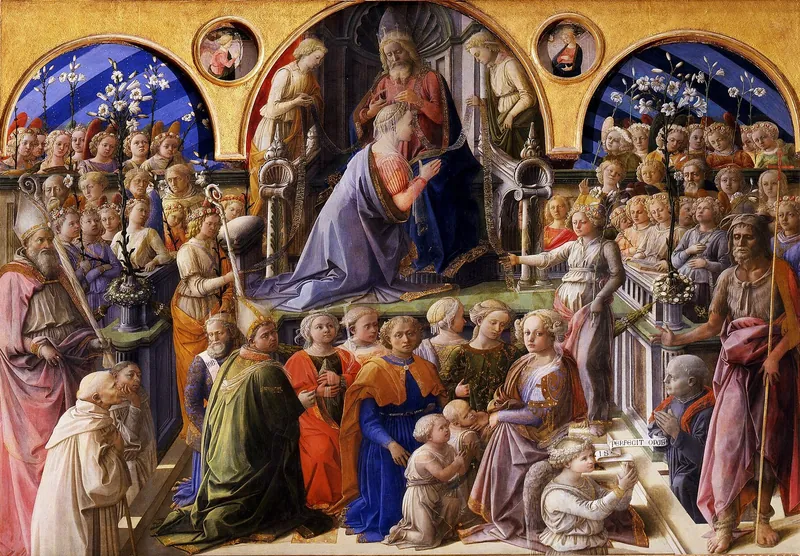 The Coronation of the Virgin by Fra Filippo Lippi