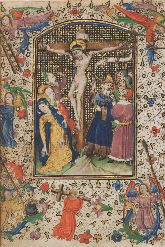 The Crucifixion (Leaf from a Book of Hours), Master of Guillebert de Mets and Workshop