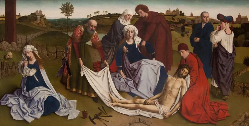 The Lamentation by Petrus Christus