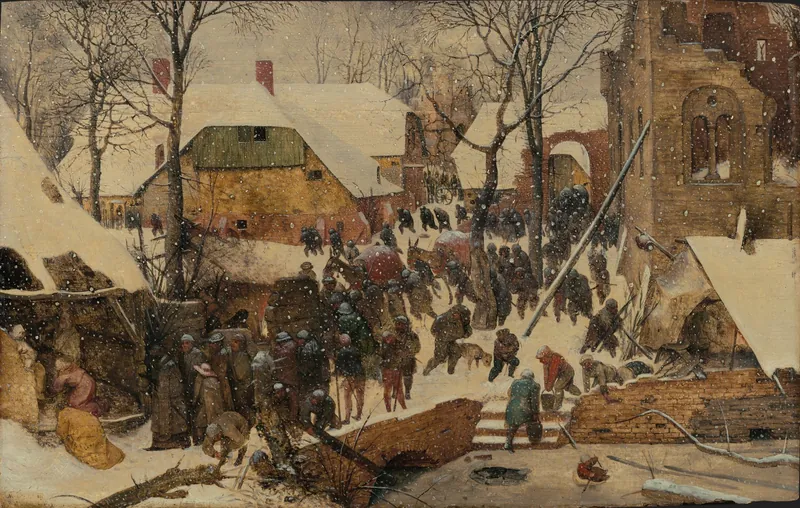The Adoration of the Kings in the Snow by Pieter Bruegel the Elder