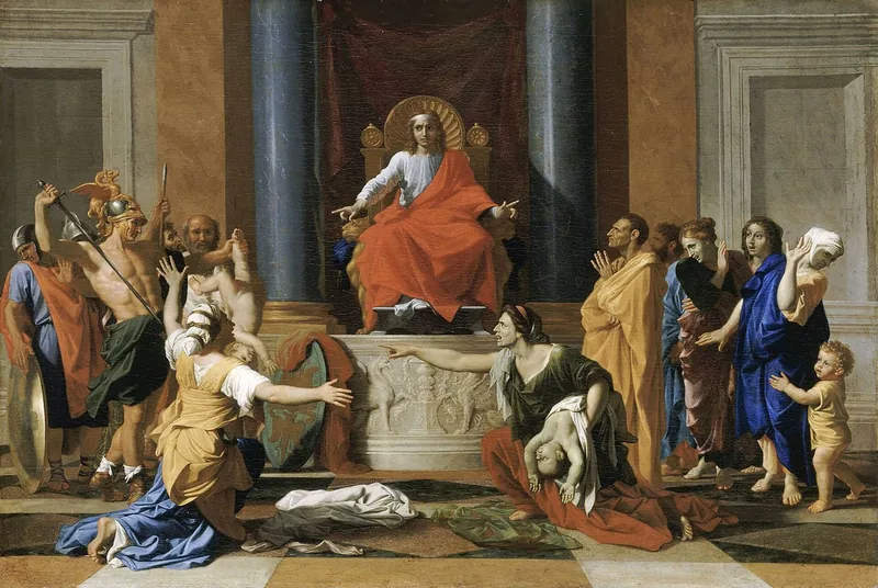 The Judgment of Solomon by Nicolas Poussin