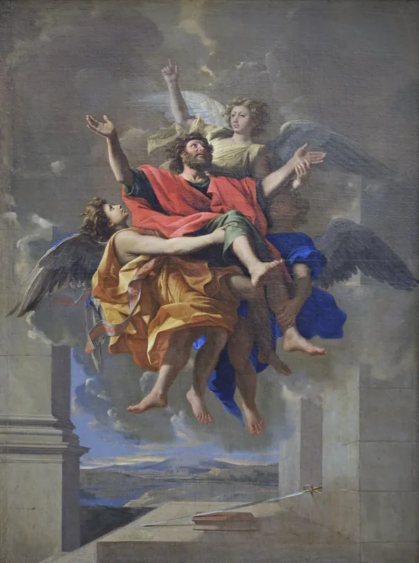 The Ecstasy of Saint Paul by Nicolas Poussin