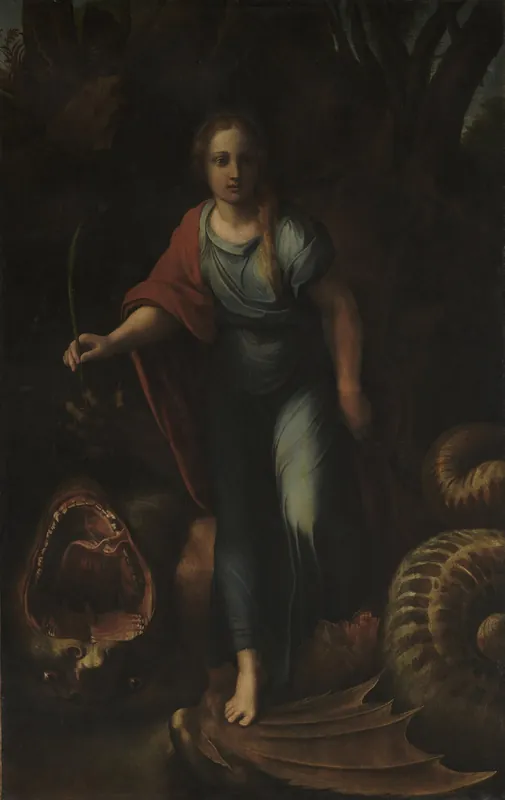 Saint Margaret by Raphael and Giulio Romano