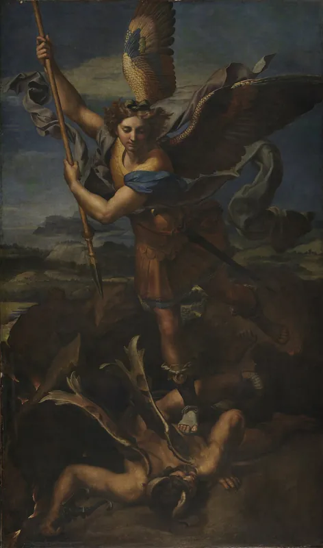 St Michael Vanquishing Satan by Raphael
