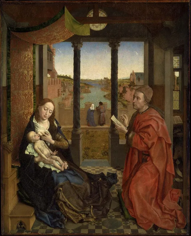 St Luke Drawing the Virgin by Rogier van der Weyden