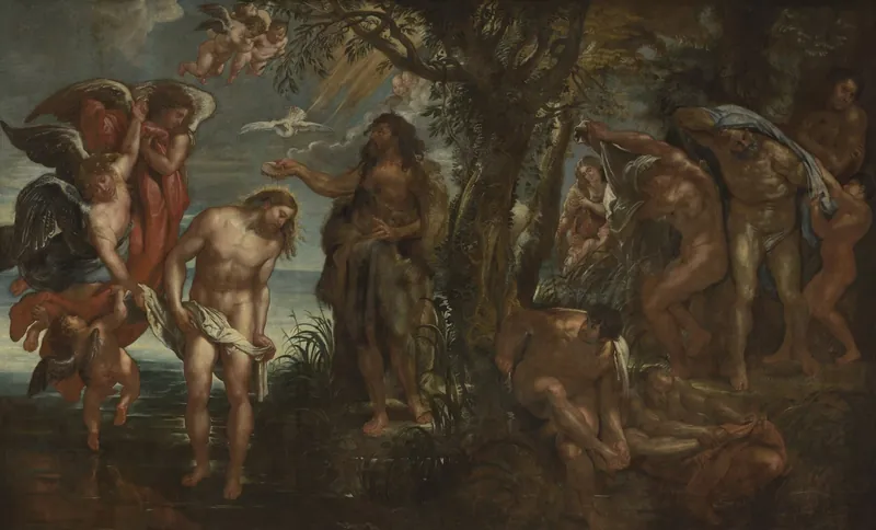 The Baptism of Christ by Peter Paul Rubens