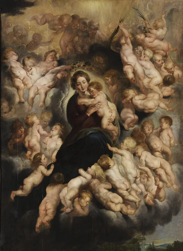 The Virgin and Child Surrounded by the Holy Innocents by Peter Paul Rubens