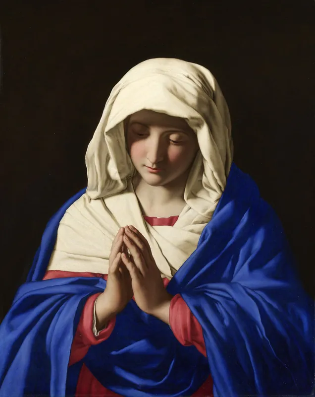 The Virgin in Prayer by Sassoferrato, c. 1640–50, The National Gallery, London