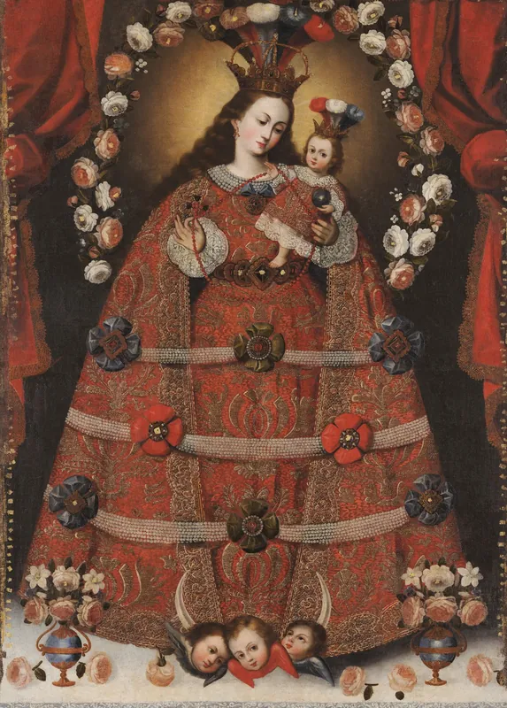 Virgin of the Rosary of Pomata — Unknown artist (Andean, 18th century)