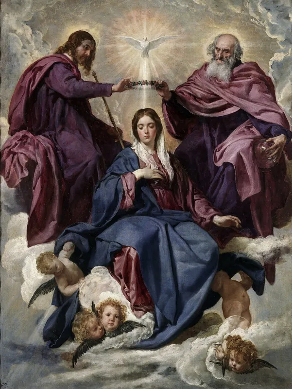 The Coronation of the Virgin by Velázquez