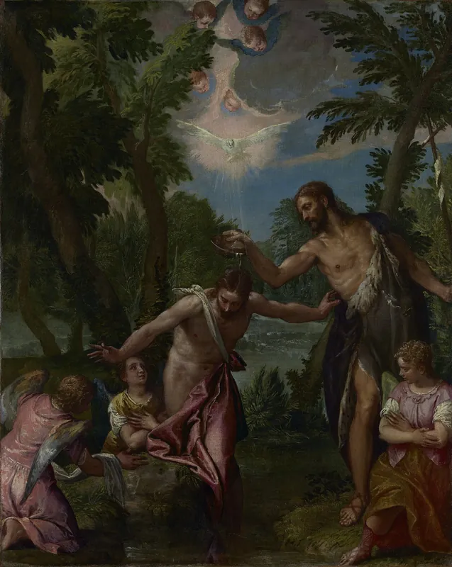 The Baptism of Christ by Paolo Veronese and workshop
