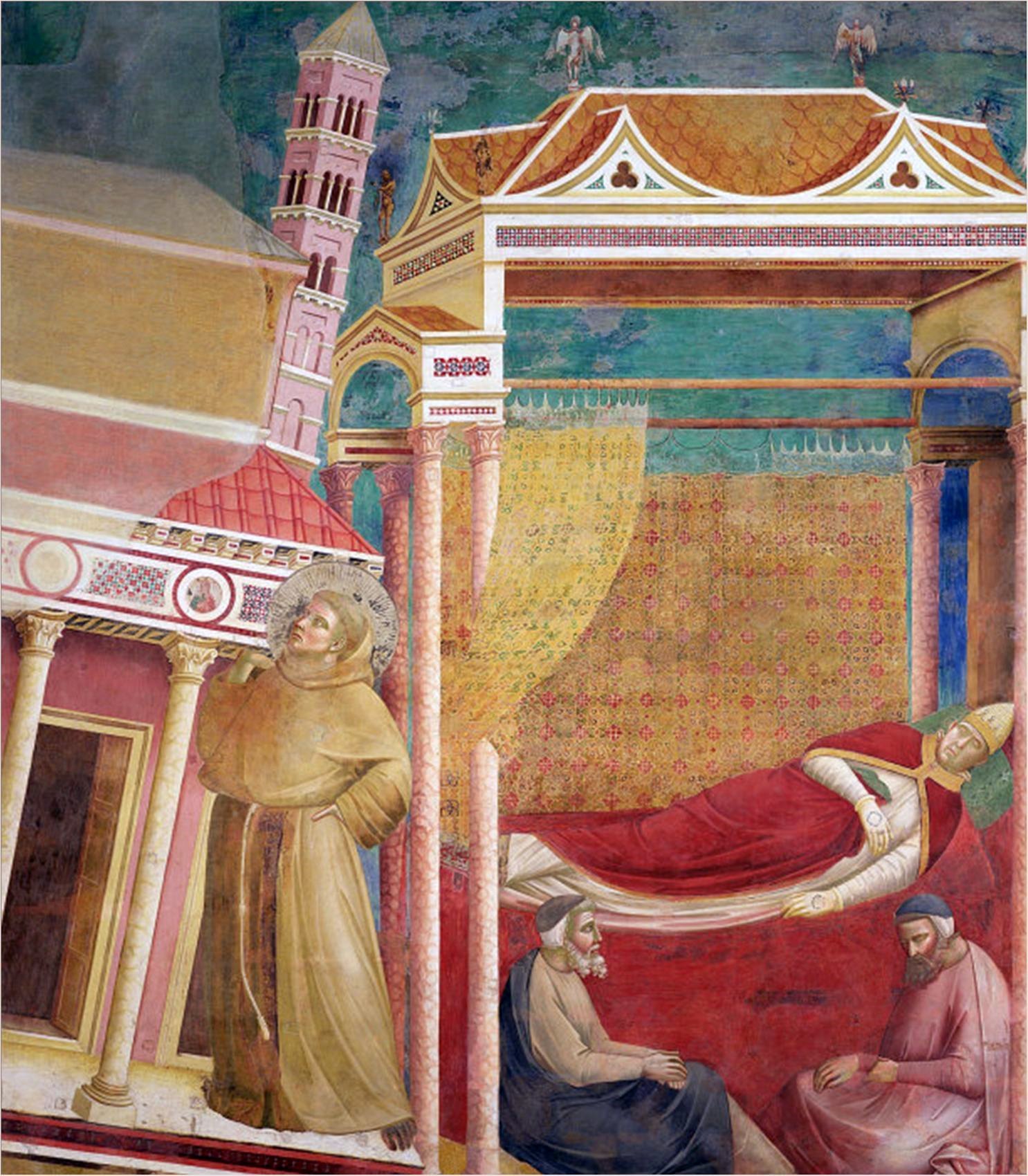 The Dream of Innocent III by Giotto (attributed), Upper Church of San Francesco, Assisi