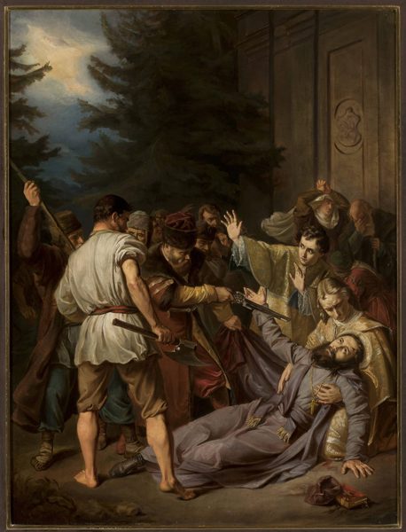 The Martyrdom of Saint Josaphat by Józef Simmler, c. 1861, National Museum in Warsaw
